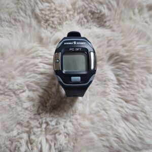 Vintage Sigma Sport Heart Rate Monitor Watch PC 3FT Blue 0682 Made in Hong Kong